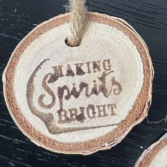 Handmade Wooden Ornaments Made of Small Circular Birch Wood - Picture 8 of 15